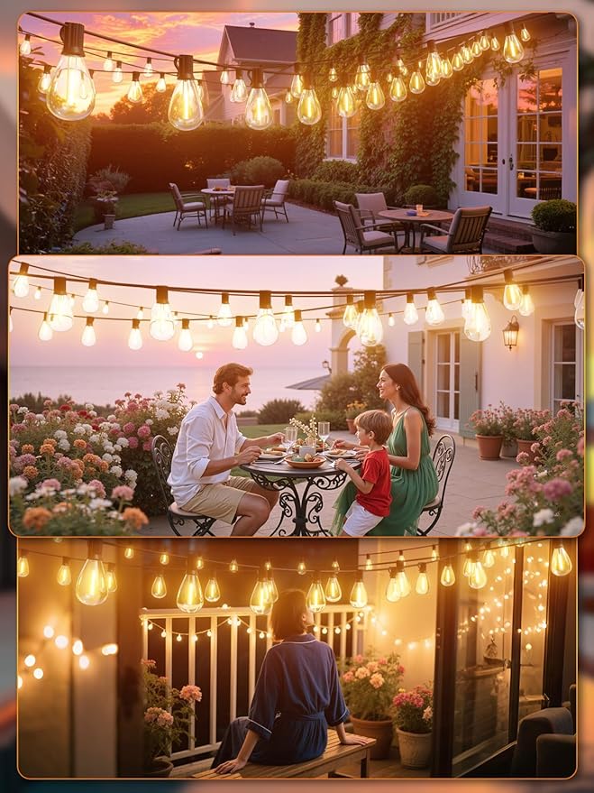 luckystyle 70FT LED Outdoor String Lights - Image 7