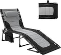 TLSUNNY Padded Folding Lounge Chair, Portable Reclining Chair by TLSUNNY