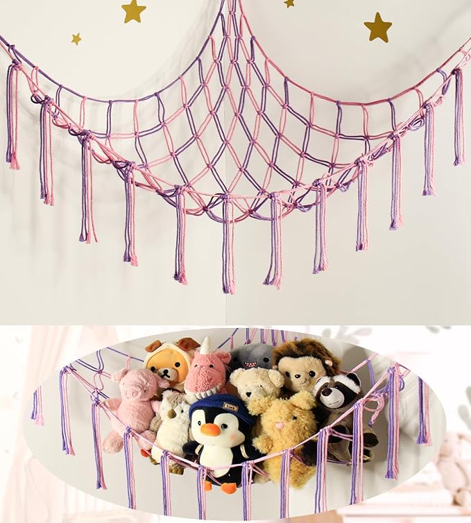 Large Stuffed Animal Hammock Corner Net by MirolamUS