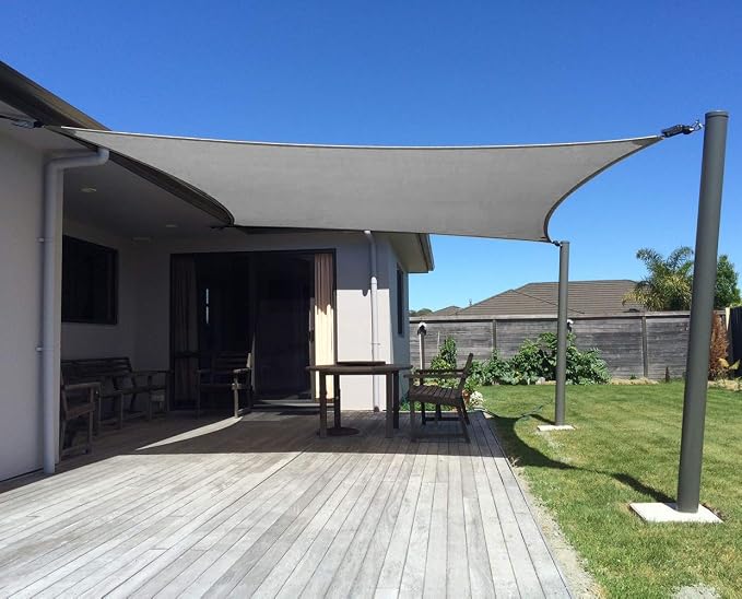 FLY HAWK Rectangle Patio Sun Shade Sail Canopy by Unknown