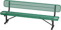 8FT/96INCH Heavy Duty Metal Park Bench by Unknown
