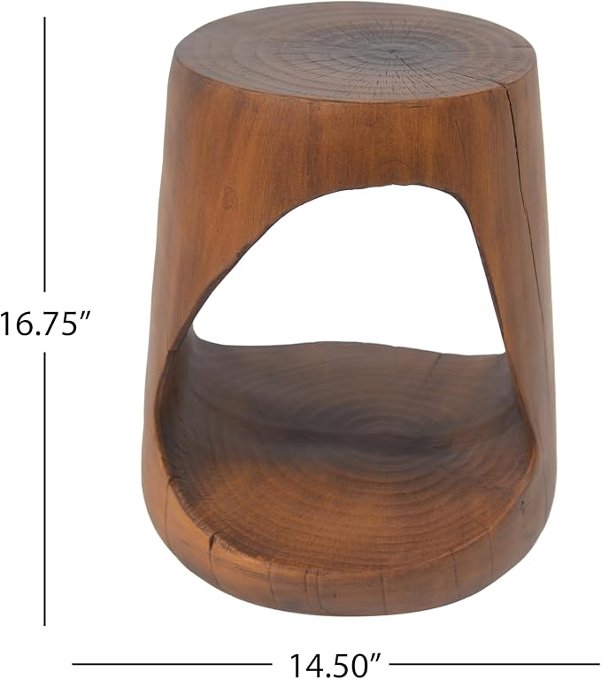 Christopher Knight Home Novi Outdoor Side Table, Hollow Round-shaped Decorative - Image 2