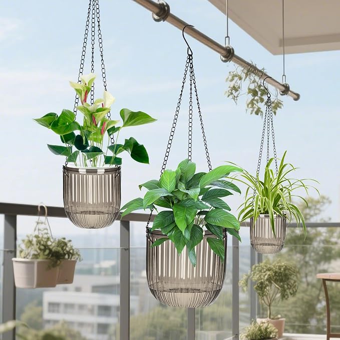 Self Watering Planters for Indoor Plants & Outdoor Plants Hanging Basket for - Image 6