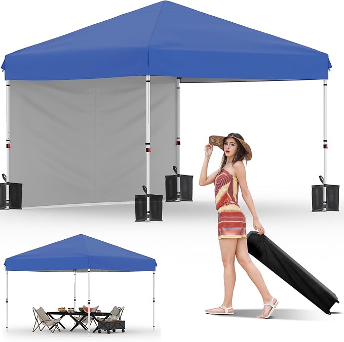 Garvee 10x10 Pop Up Canopy Tent, Heavy Duty Commercial Instant Shelter by Garvee