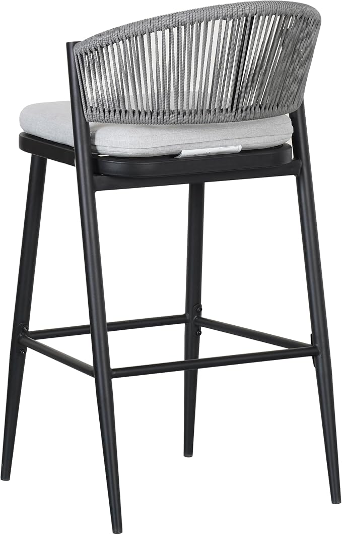 Christopher Knight Home Hearth 30.25" H Patio Barstools Set of 2, Woven Wicker - Image 9