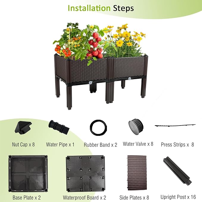 Raised Garden Bed with Legs Planters - Image 6