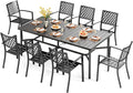 PHI VILLA 9 Pieces Outdoor Dining Set by PHIVILLAThepioneerofcomfortablehouseholdsupplies
