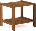 Furinno FG19840T Tioman Hardwood Mississippi Side Table by Furinno-FitsYourSpaceFitsYourBudget