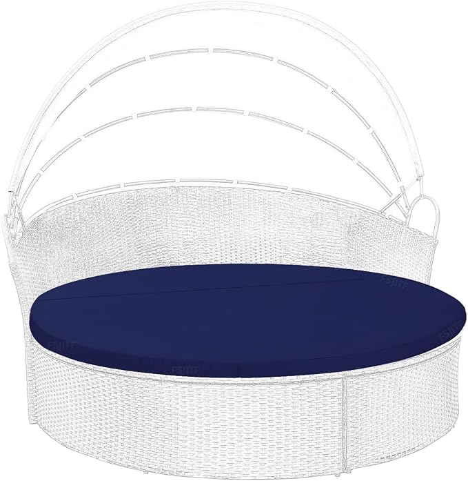 Outdoor Weatherproof Sunproof Waterproof Round Bed Cover, by FSJITF