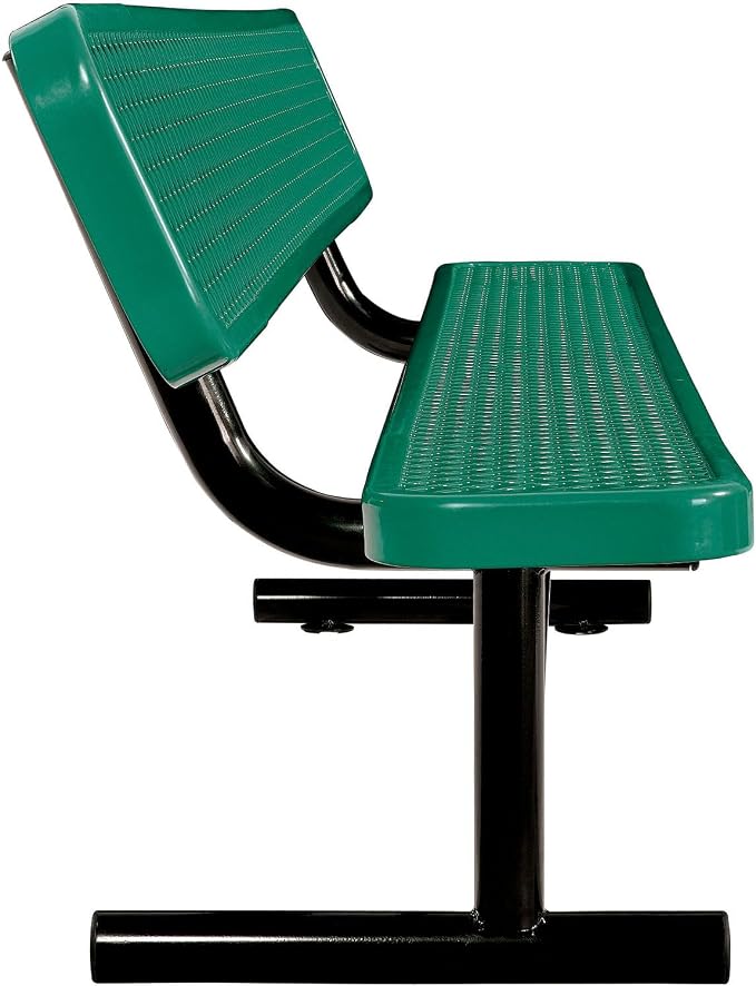 Global Industrial 8'L Heavy Duty Expanded Metal Mesh Bench - Image 3