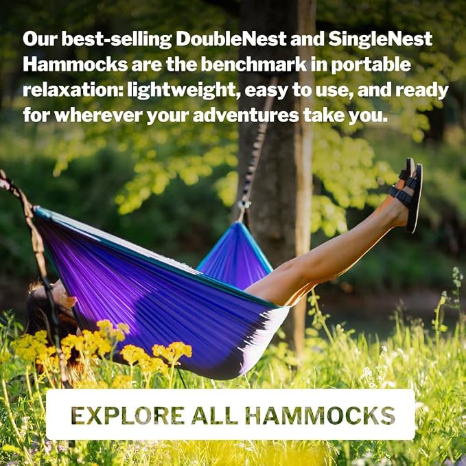 ENO, Eagles Nest Outfitters DoubleNest Lightweight Camping Hammock, 1 to 2 - Image 9