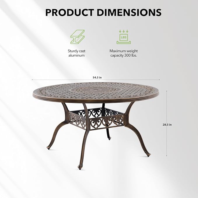 Outdoor Patio Dining Table - Image 2