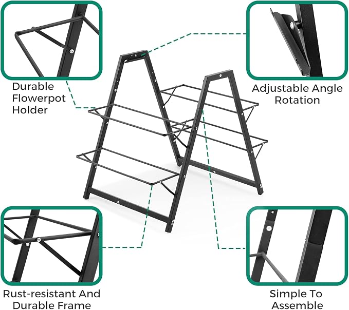 Raised Garden Planter Bed, Tiered Planter Stand - Image 4