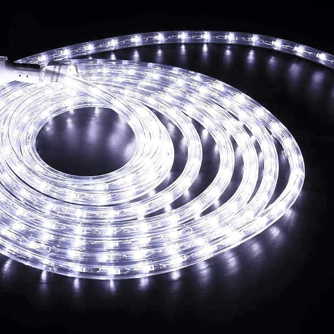 50ft 360 LED Rope Lights Outdoor, Connectable and Flexible Tube Lights - Image 2