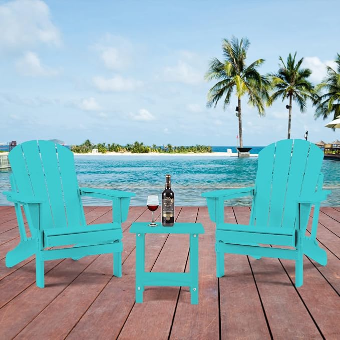 Adirondack Outdoor Side Table, 2-Tier Sturdy Patio End Table Weather Resistant - Image 7