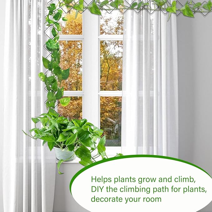 2 Pack 36pcs Chain Trellis for Climbing Plants Indoor & Outdoor, Garden Wall - Image 5