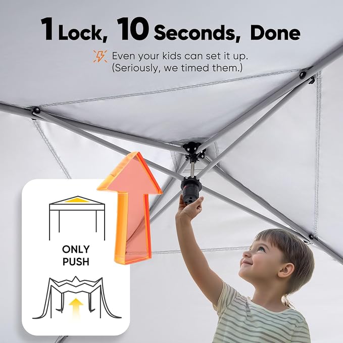 Quictent Privacy 10x10 Pop up Canopy Tent - Image 2