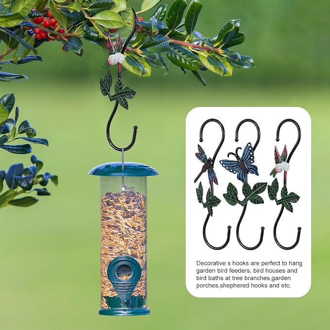 Large Decorative S Hooks, Beautiful and Vivid Plant Hook - Image 4