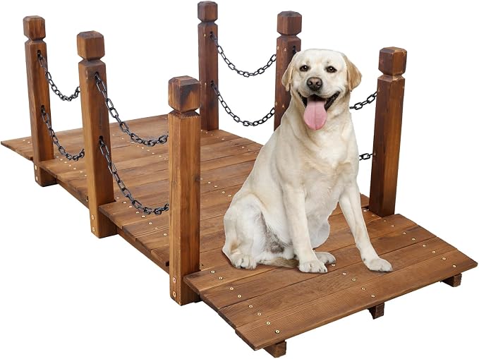5 Ft Decorative Outdoor Bridge - Image 9