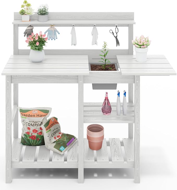 SERWALL Outdoor Potting Bench - Image 10