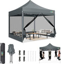 COBIZI 10x10 Canopy Tent, Heavy Duty Pop up Canopy by COBIZI