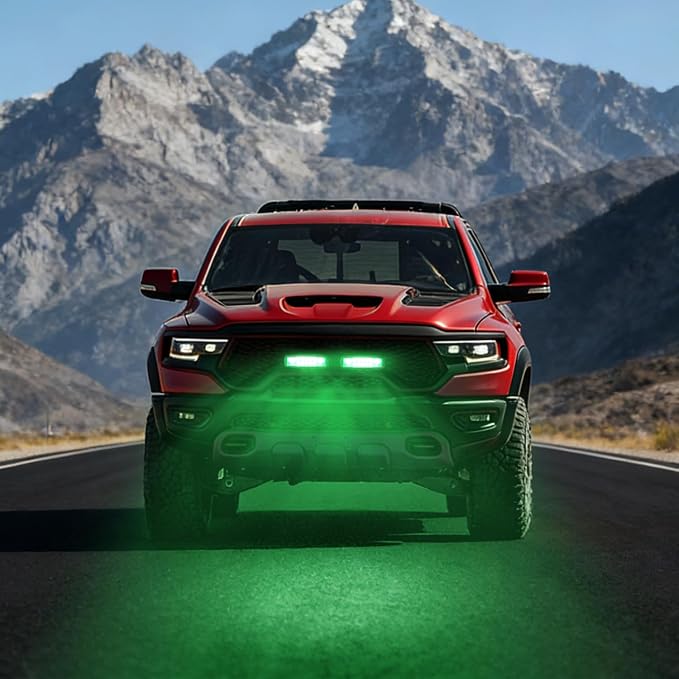 Nilight 6 Inch Green LED Light Pods 2 PCS 60W Flood Spot Combo Beam Off Road - Image 9