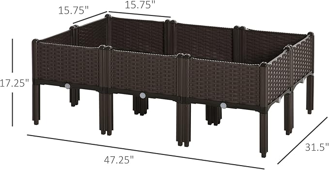 Outsunny 6 Piece Raised Garden Bed - Image 7