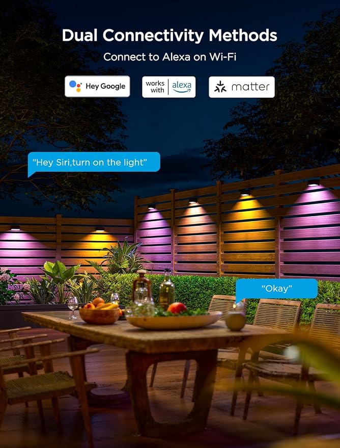 Govee Outdoor Deck Lights, IP65 Waterproof Outdoor Lights - Image 4