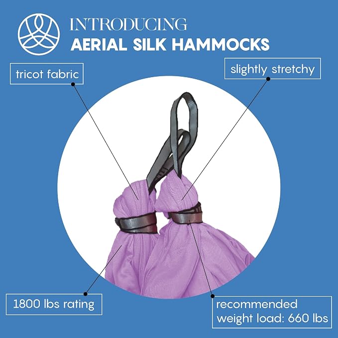Aerial Silk Yoga Hammock & Swing - Image 3
