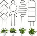 4 Pcs Mini Metal Trellis for Potted Plants, Climbing Support for Hoya Vines by Unknown