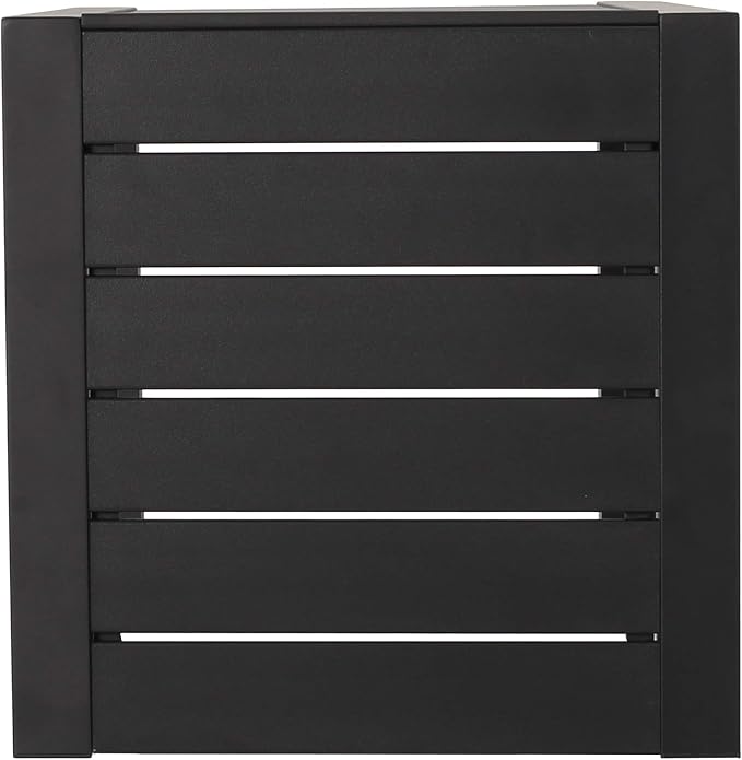 Christopher Knight Home Jesse Coral Outdoor Modern Aluminum C-Shaped End Table - Image 10