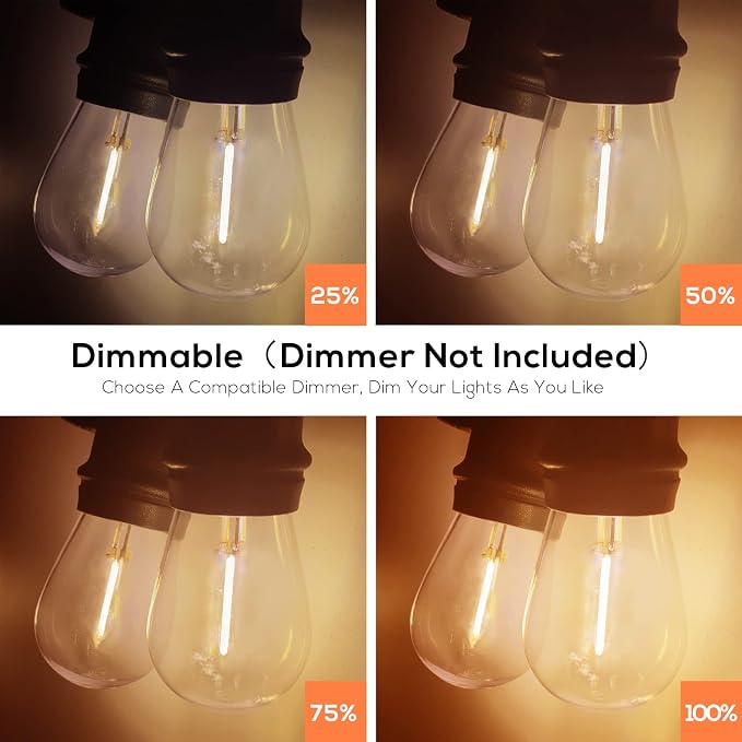 Banord 51FT Outdoor String Lights, Waterproof Patio Lights - Image 6