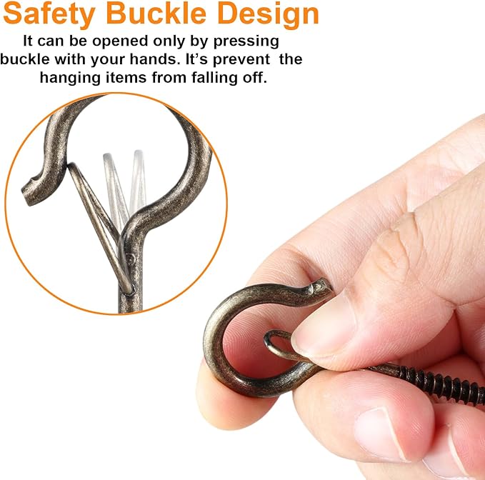 48 PCS Q-Hanger Hooks, Screw Hooks - Image 2