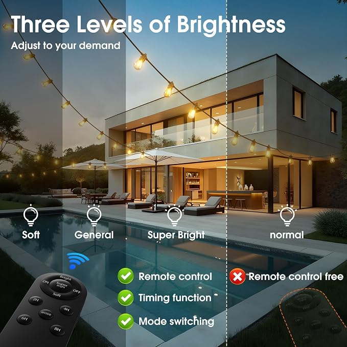 KYY 78FT Solar String Lights Outdoor - Image 6