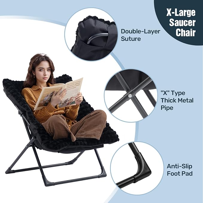 HollyHOME X-Large Saucer Chair - Image 4