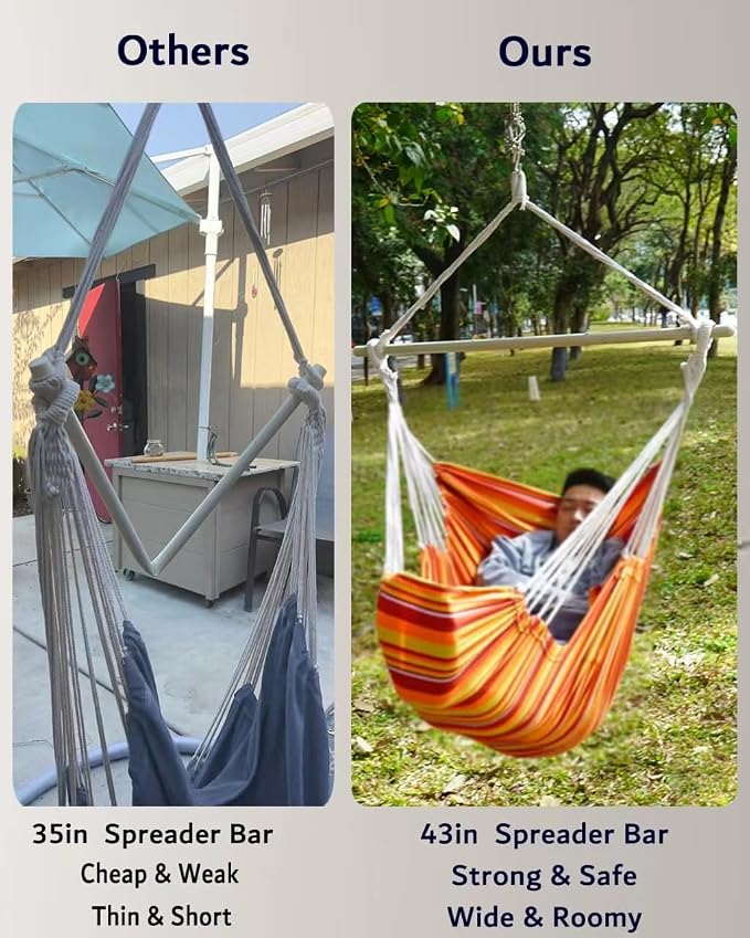 Miztli Hammock Chair Hanging Chair Swing - Image 2