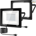 2Pack LED Flood Light Outdoor, 250W LED Work Light 25500lm by garageangle