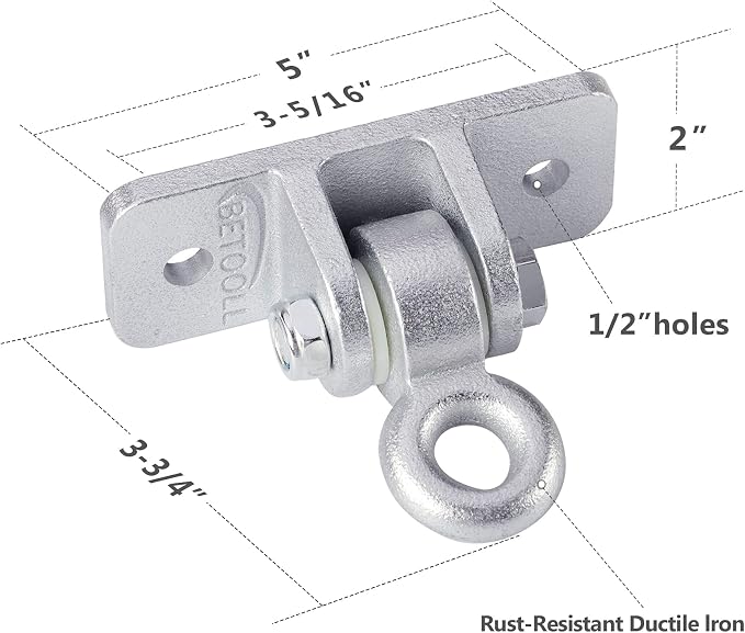 BETOOLL 2400lb Capacity Heavy Duty Swing Hangers - Image 3