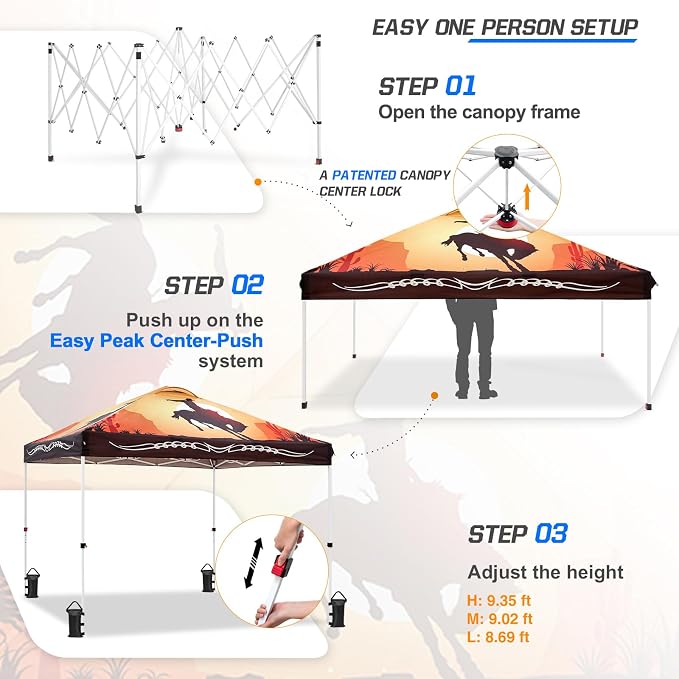 EAGLE PEAK Pop Up Canopy Tent - Image 2