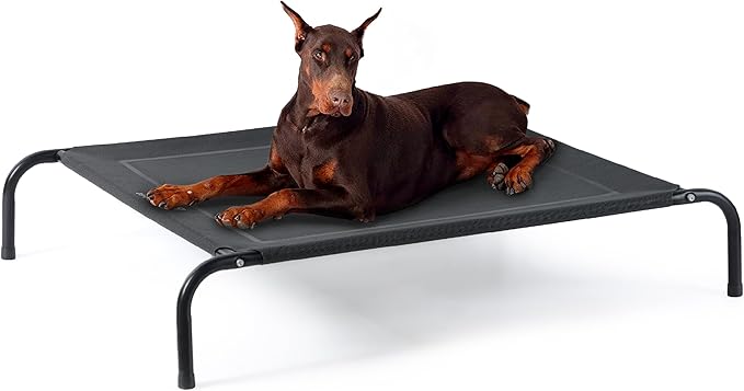Bedsure Outdoor Elevated XL Dog Bed, Portable Indoor & Outdoor Cooling Raised by BEDSURE