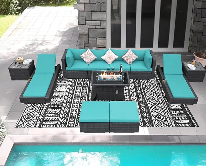 NICESOUL 11 Piece Sectional Outdoor Set - Image 2
