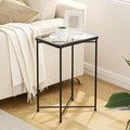 Garden 4 you Small Side Table, Glass End Table, Outdoor Side Table by Garden4you