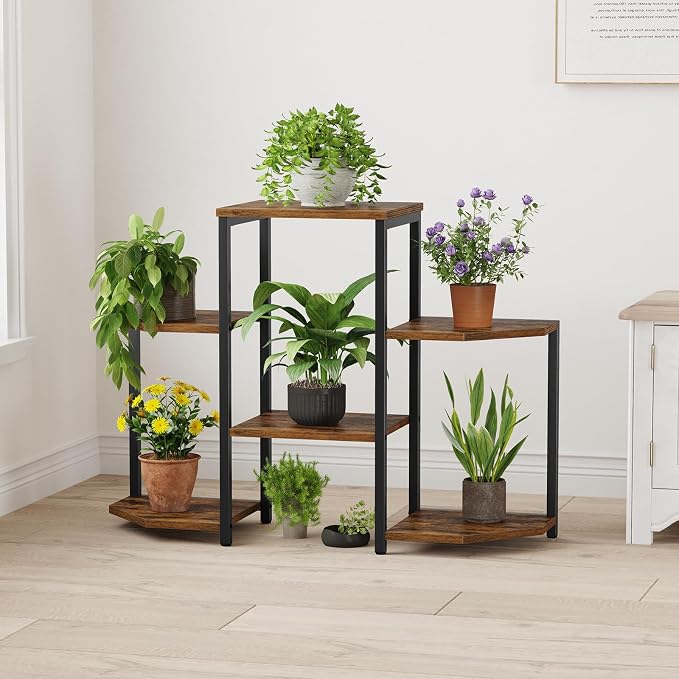 Plant Stand Indoor, 6 Potted Plant Stand, 6 Tiers Large Flower Holder, Planter - Image 3