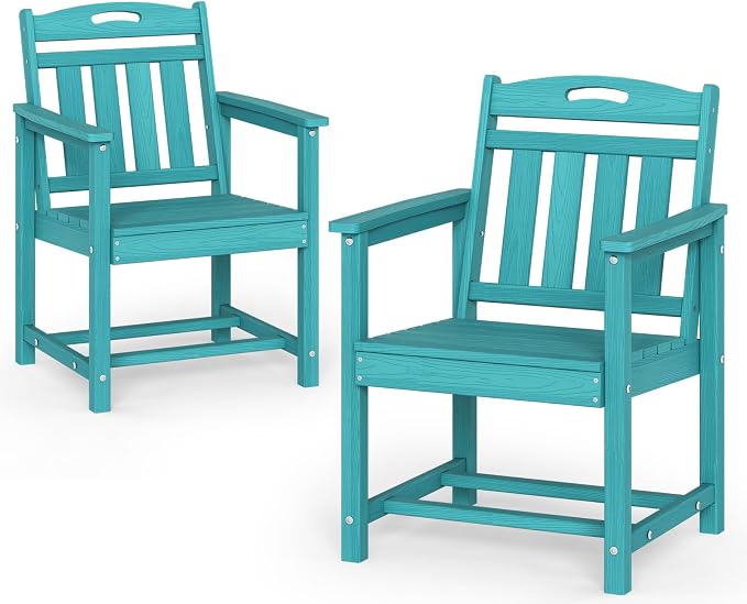 Set of 2 Weatherproof Patio Chairs by Suunyn