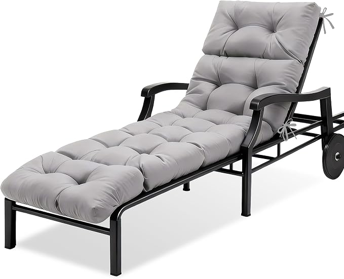 MTMR Chaise Lounge Cushion Outdoor, Non-Slip Chair Cushion by Unknown