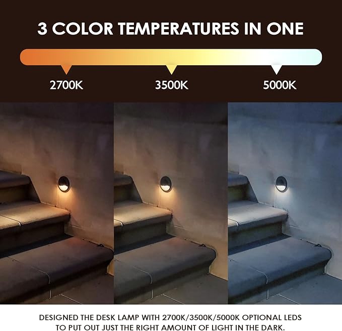 LED Low Voltage Deck Lights Outdoor Waterproof, 12V-24V AC/DC Die-cast Aluminum - Image 2