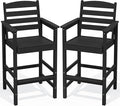 SERWALL Tall Adirondack Chairs Set of 2, Oversize Balcony Adirondack Chairs Set by SERWALL
