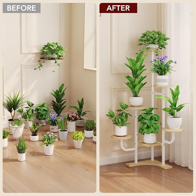 Corner Plant Stand with Grow Light - Image 7