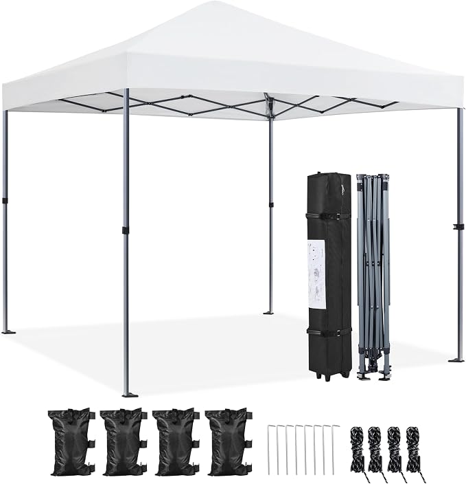 Yaheetech 8x8 Pop Up Canopy Easy Set-up Tent, Portable Outdoor Canopy Instant by Yaheetech