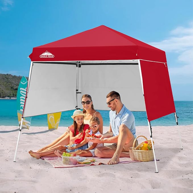 EAGLE PEAK Day Tripper 8x8 Aluminum Super-Lightweight Slant Leg Pop Up Canopy - Image 5